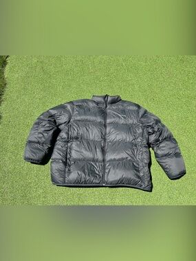 Land’s End very good 80% duck down dark grey jacket